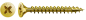 Preview: Spax Universalschrauben, Stahl, Gelb, 16 x 3,5 mm, 100 Stück 4081020350162